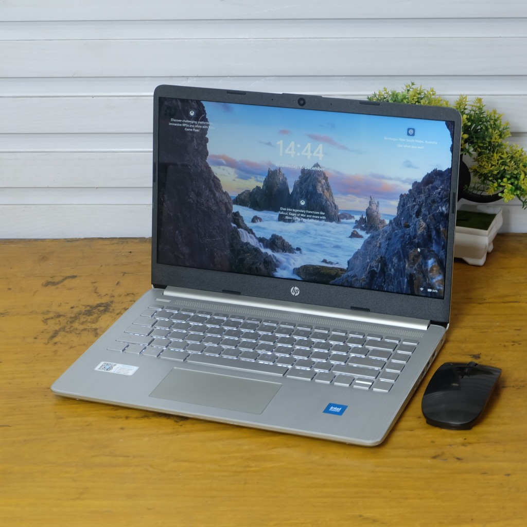 SLIM HP 14S-DQ Intel Celeron RAM 8 SSD - Laptop Murah - Laptop bekas - Laptop Second - laptop bergar