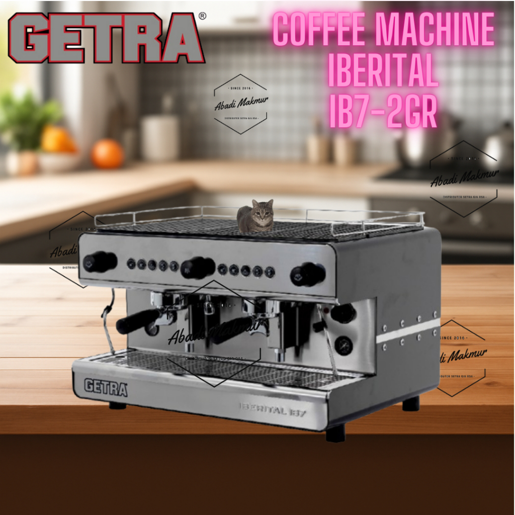 Mesin Kopi Espresso GETRA IB7‑2GR IBERITAL/Iberital IB7‑2GR Getra Coffee Machine