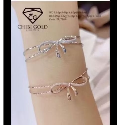 CHIBIGOLD - Gelang tangan choker emas  ITALY GIT0010 #chibigold