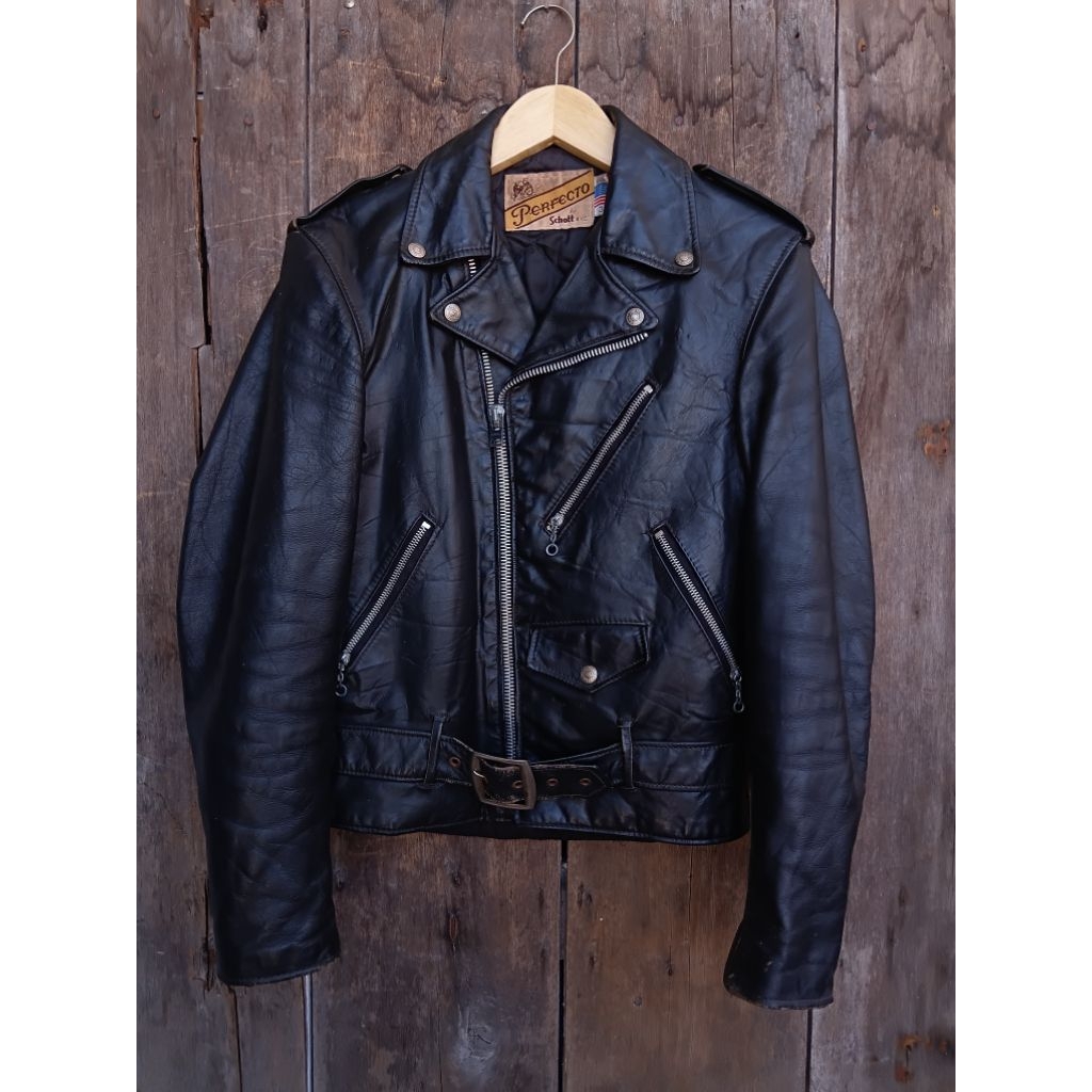 jaket kulit ramones schott Perfecto