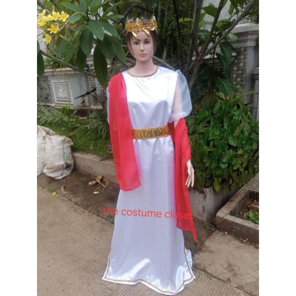 goddess greek costume (kostum dewi yunani)