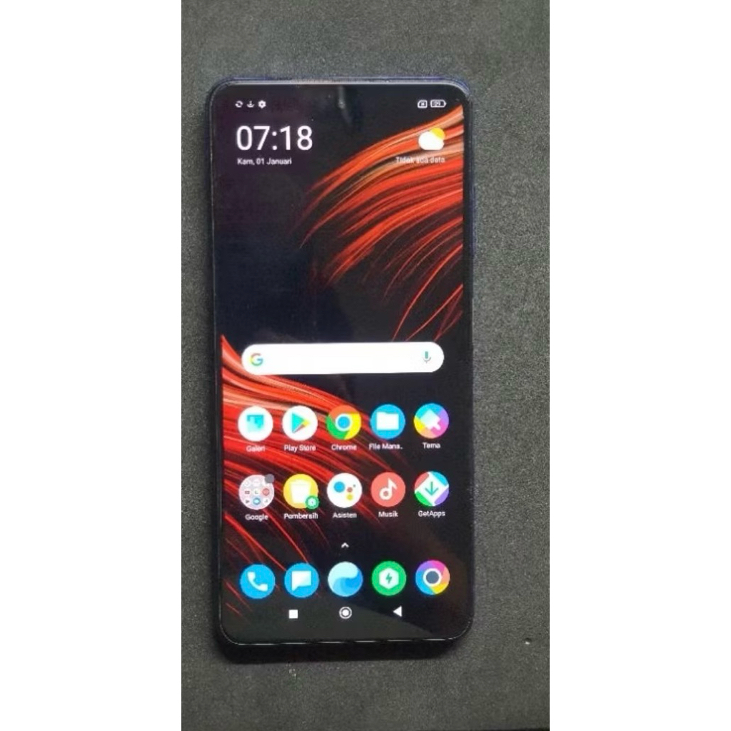 LCD + Frame Copotan Poco X3 NFC sparepart