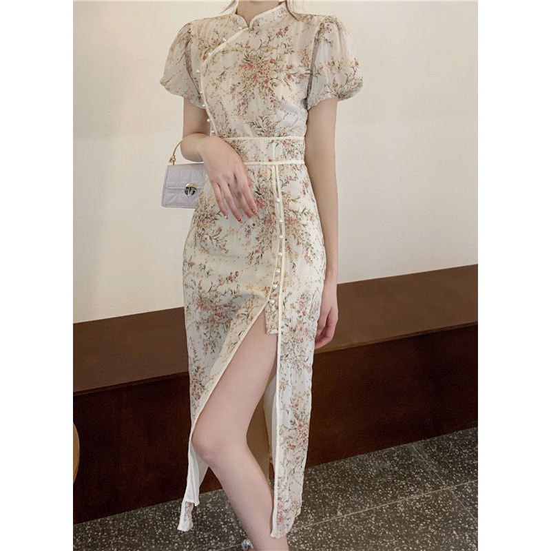 dress cheongsam wanita korea D8518 /QIPAO dress import