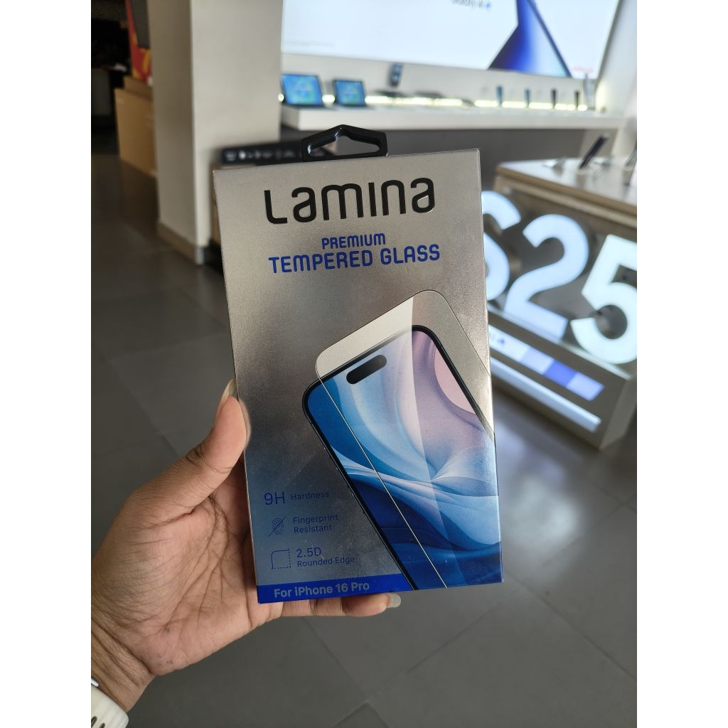 lamina tempered glass iphone 16 pro