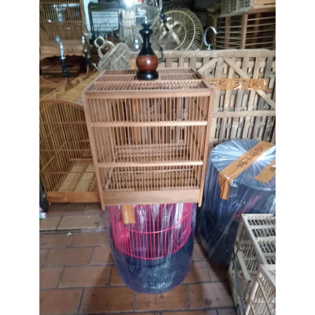 sangkar/kandang penjinak wambi vernis