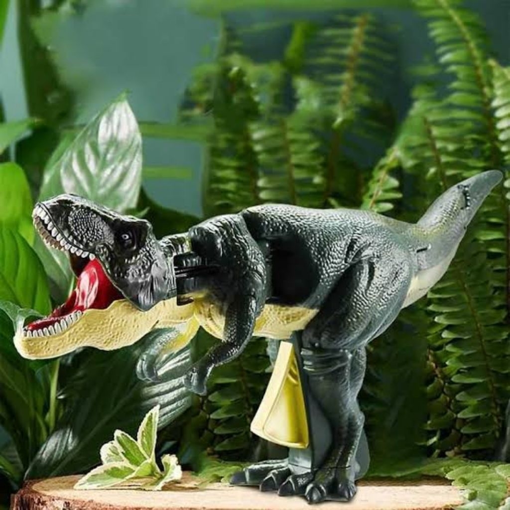 mainan dinosaurus pencet dini roar pistol dinosaurus mainan pistol tyrex dinosaurus za za mainan vir