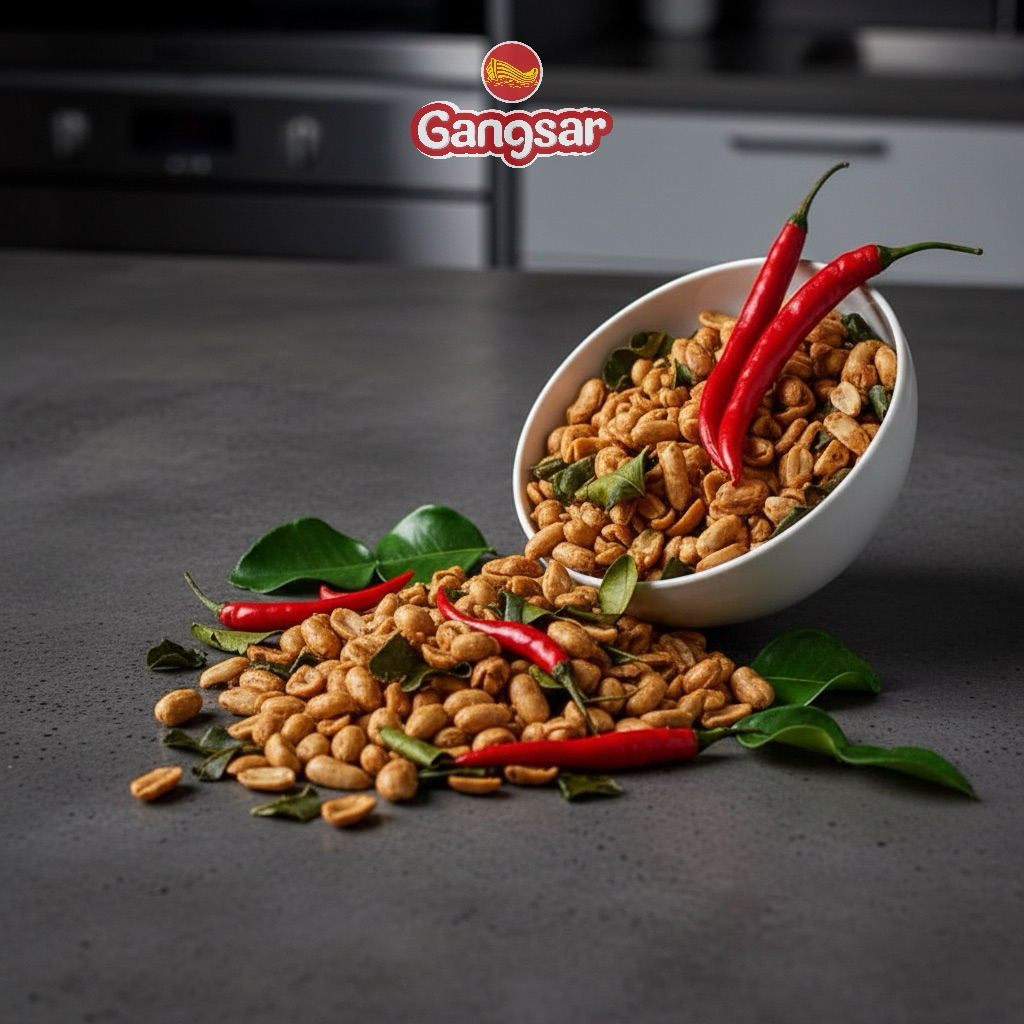 Kacang Pedas Gangsar Ala Bangkok 450gr | Snack Pedas Jumbo