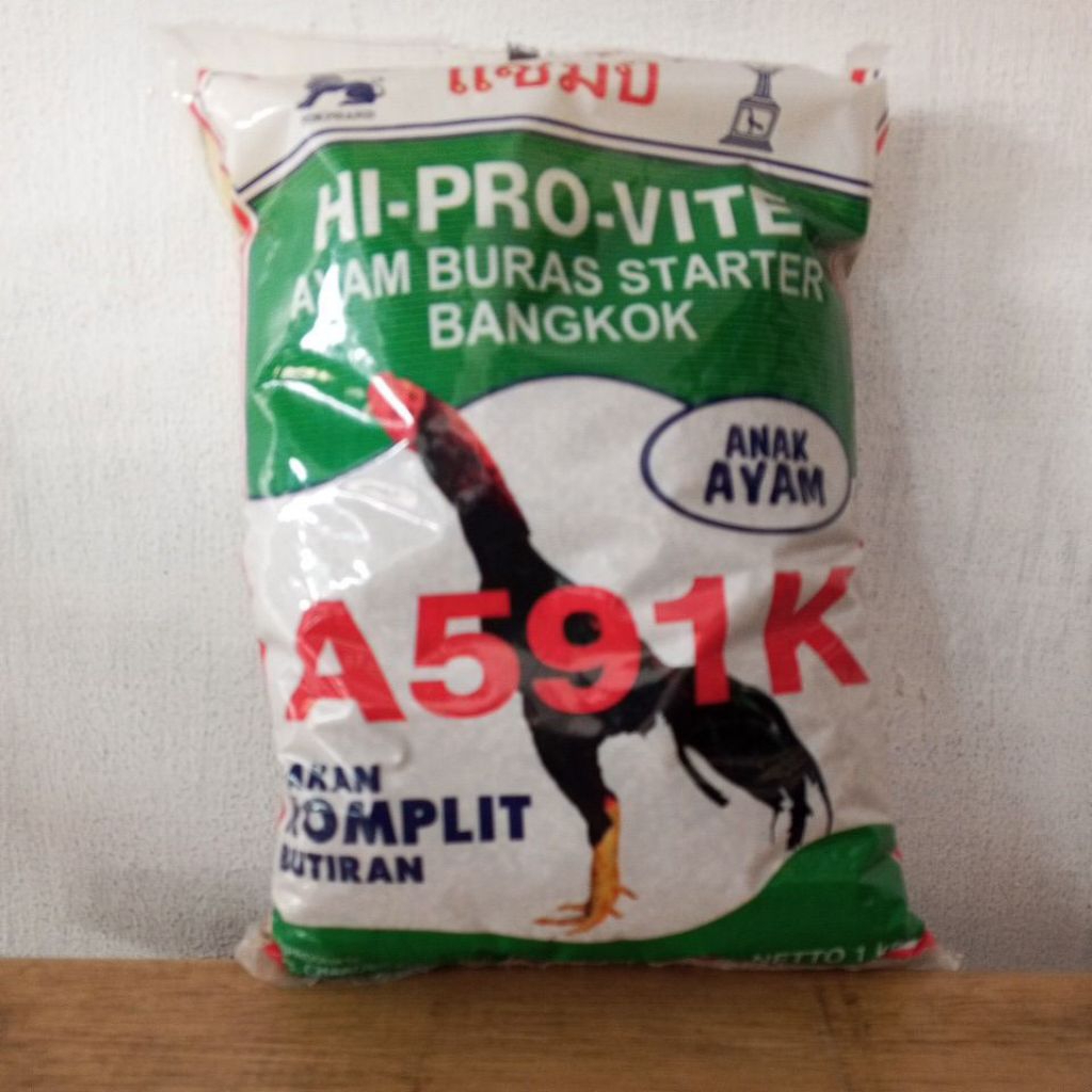 HI-PRO-VITE Pakan ayam / pur ayam Bangkok A591K / A594K 1Kg Termurah