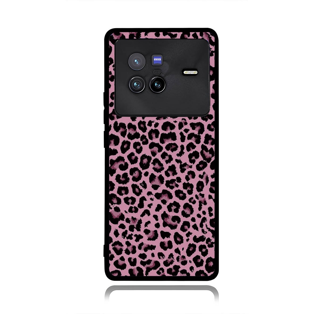 Case Vivo X200,X80, X70,X60,X50, V50, V40,V30,V29,V27 PRO LITE 4G 5G Custom Leopard Purple