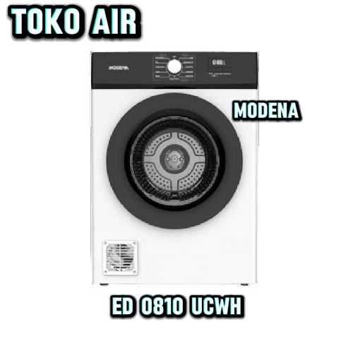 Modena Dryer ED 0810 UCWH / ED0810UCWH / ED 0810UCWH Pengering Pakaian Kering BARANG BARU DAN SEGEL 