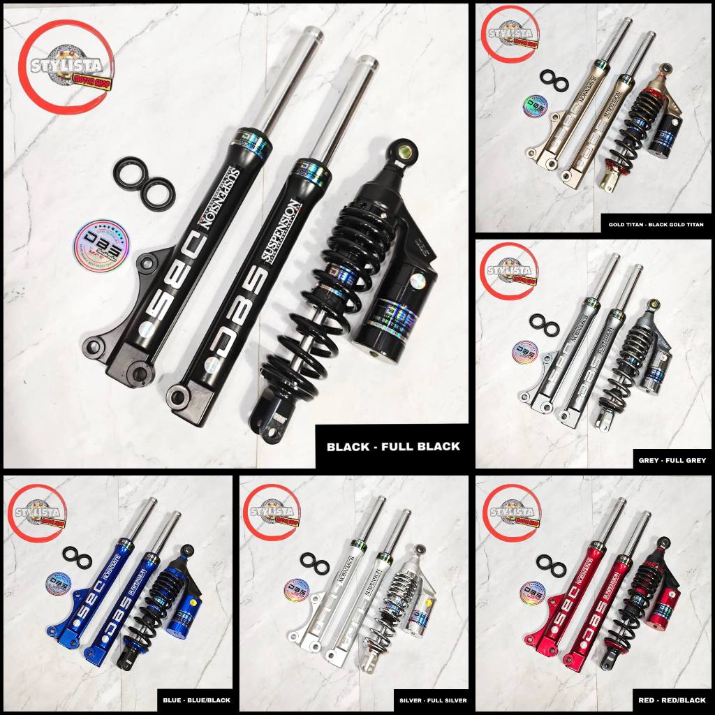 PAKET SHOCK DBS DEPAN BELAKANG 8906/8899 KOMPLIT VARIO 110 / 125 / 150 / BEAT ALL SERIES / SCOOPY / 