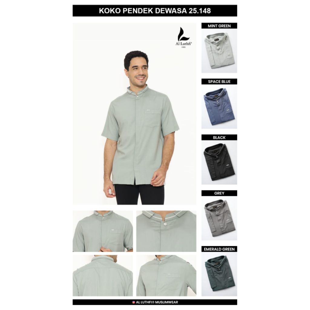 Koko Dewasa Warna AL Luthfi / Koko AL Luthfi 25.148