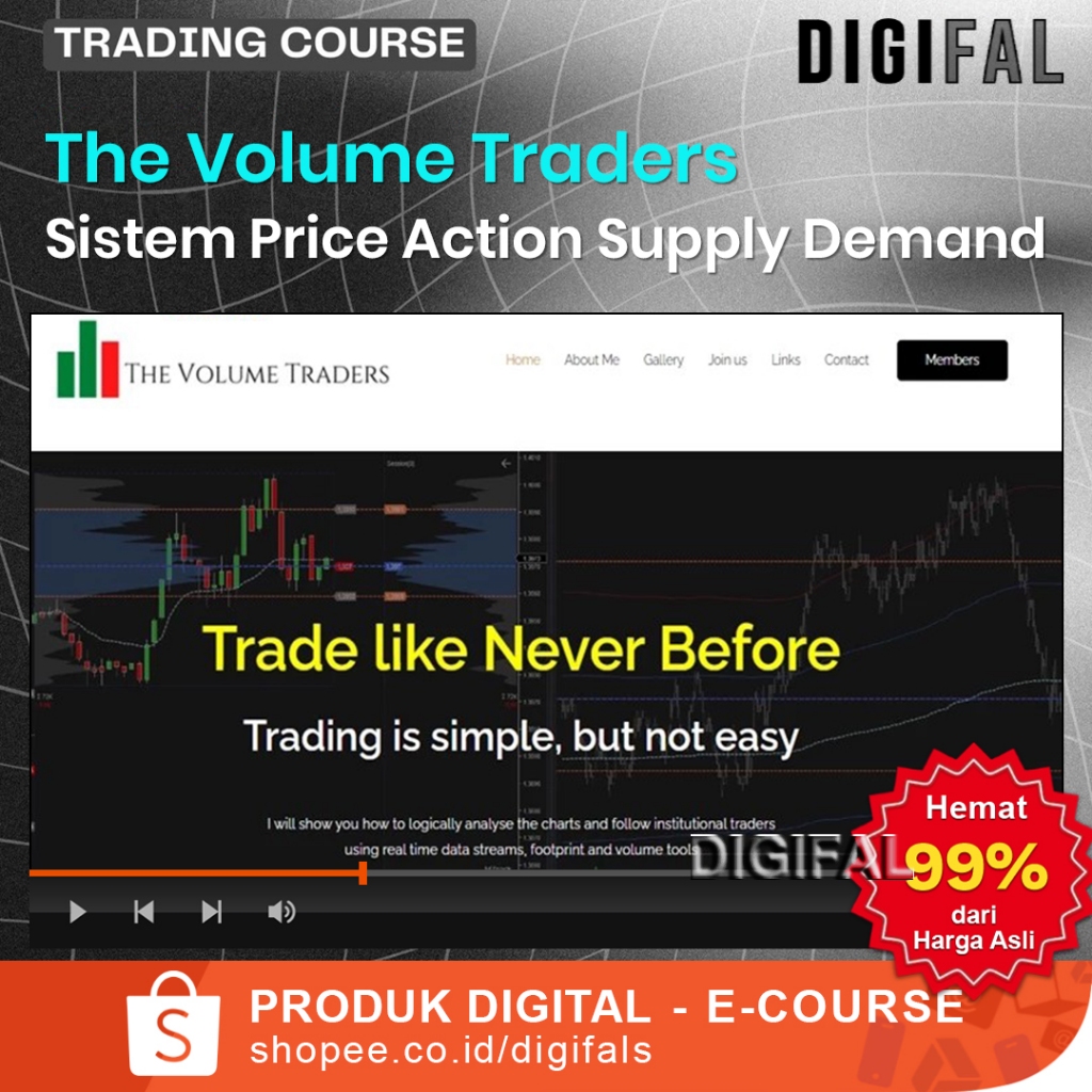 The Volume Traders F0rex Trading Sistem Price Action Supply Demand SMC