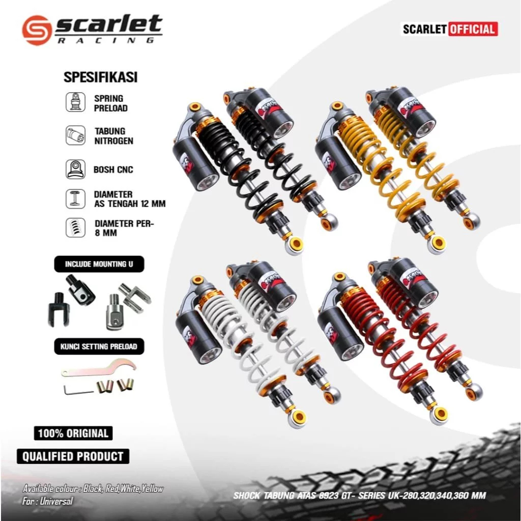 SHOCK SCARLET 8923 TA GT SERIES 0+U 280 320 340 360
