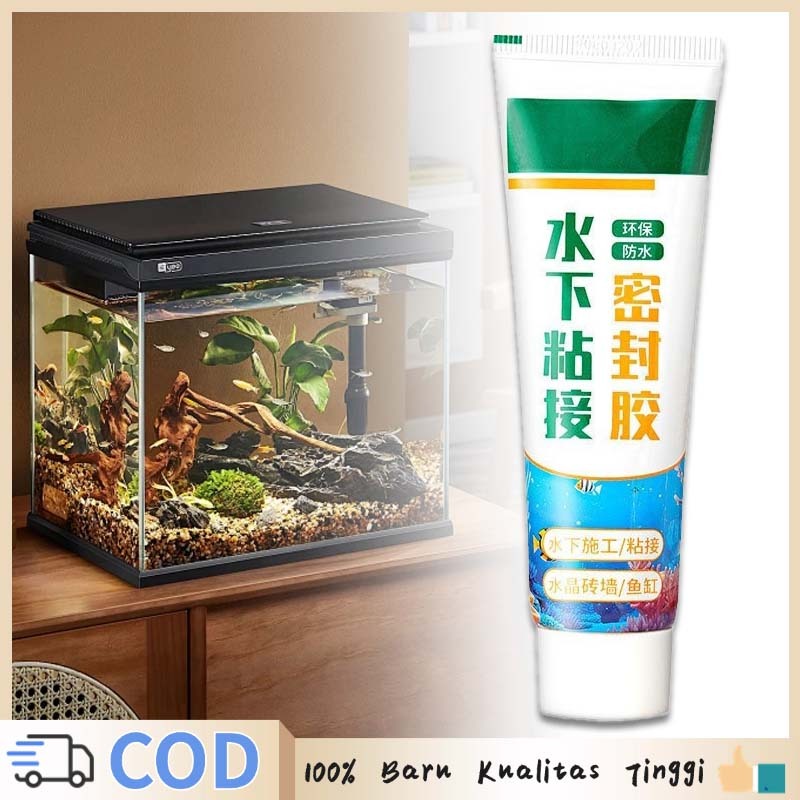 Sealant Bawah Air 120ml Lem Perekat Bawah Air Lem Aquarium Anti Bocor Lem Sealant