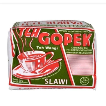 Teh Gopek Slawi /Teh Tubruk Gopek 40gr teh tradisional