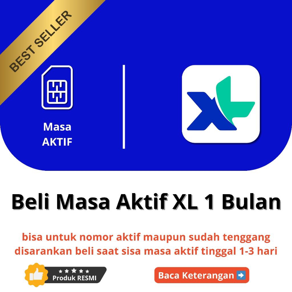 Perpanjang Masa Aktif XL + 30 Hari