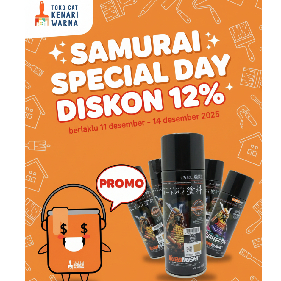 SAMURAI PAINT CHAMELEON -  SAMURAI CAT SEMPROT BUNGLON 300 ml