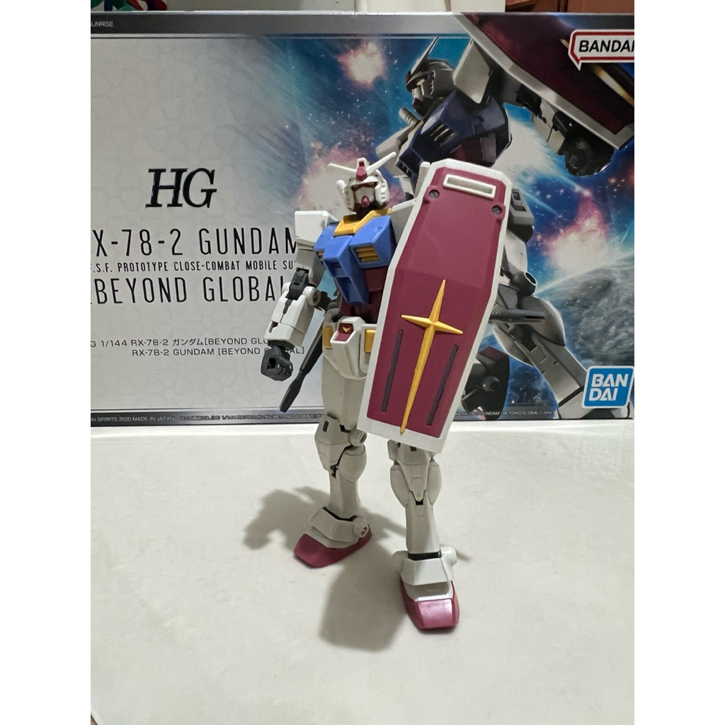 HG RX-78-2 Gundam Beyond Global Sudah Rakit BANDAI