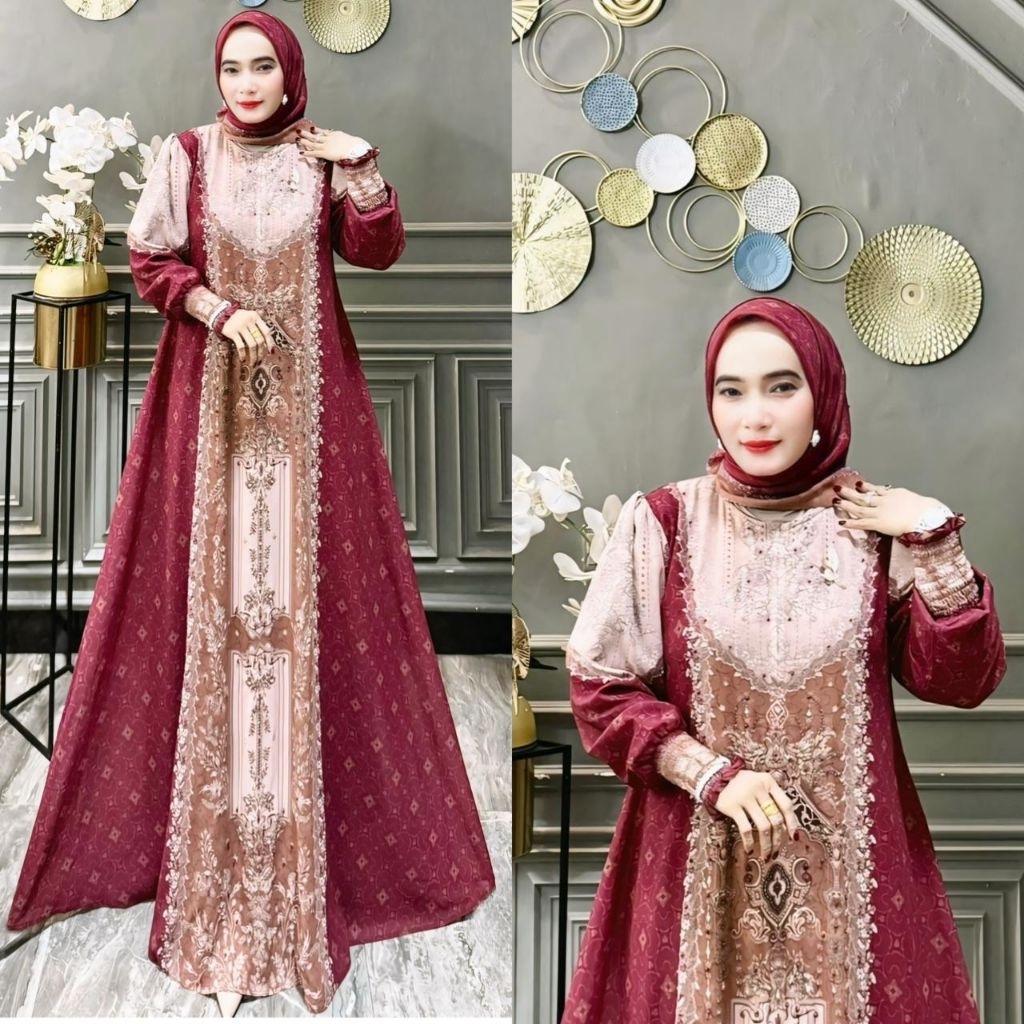Gamis Mufidah Series Set Jilbab by Mariani