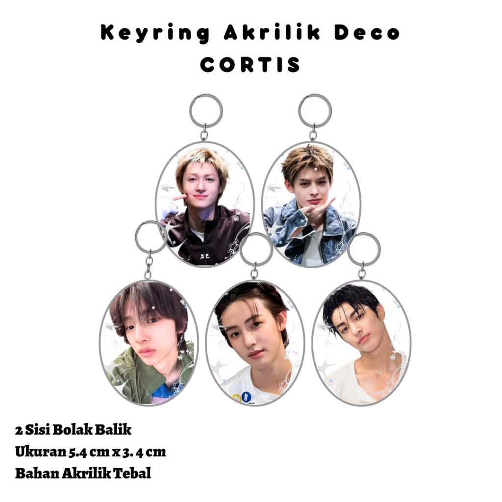 Gantungan Kunci  CORTIS Keyring CORTIS Keychain Love CORTIS