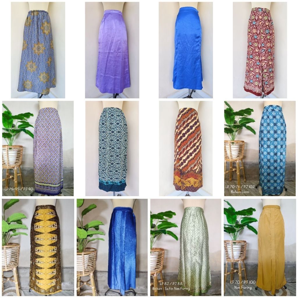 ROK PANJANG WANITA/ROK SPAN/ROK KEBAYA/ROK BATIK