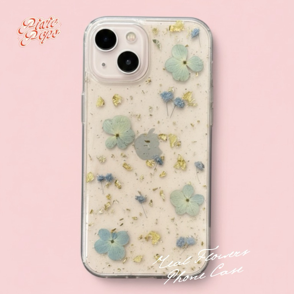 pixiepops | Real Flowers Phone Case | Resin Art Case