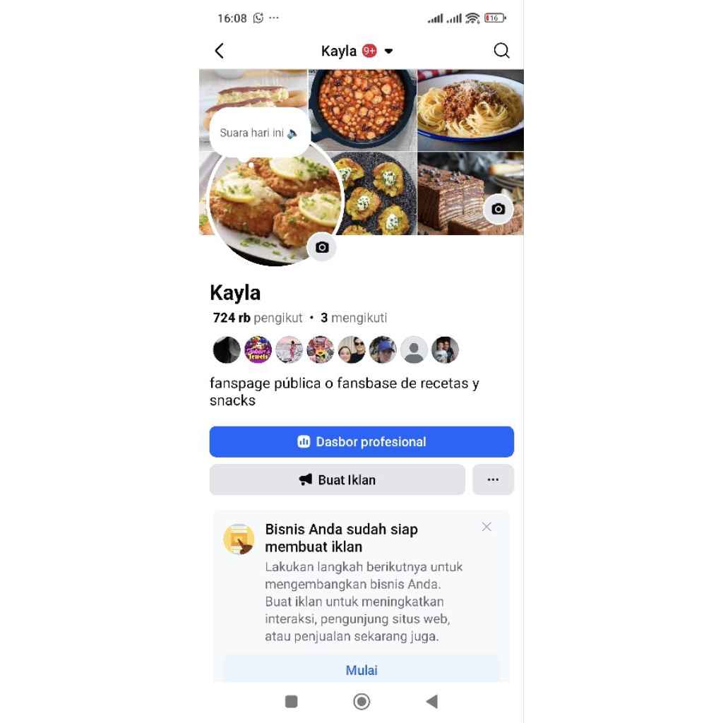Fanspage followers besar bule