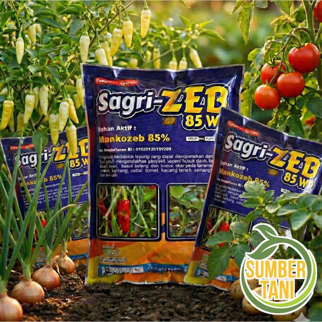 Sagri Zeb Sagrizeb 85WP Mankozeb Biru 800 Gram