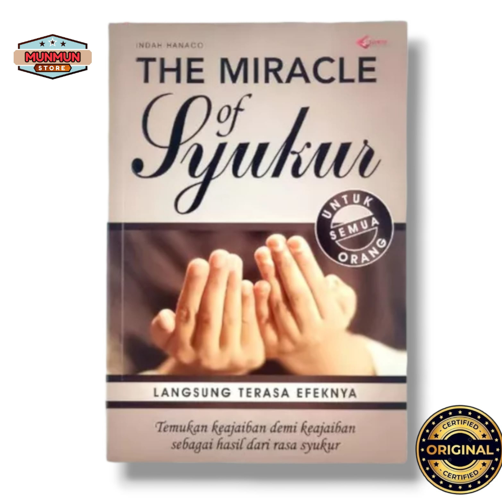 Laskar Aksara | Buku The Miracle Of Syukur- Munmunstore