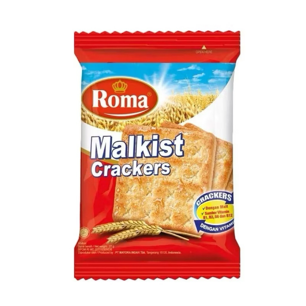 Biskuit Roma Malkist (1 Dus Isi 12 Renceng)