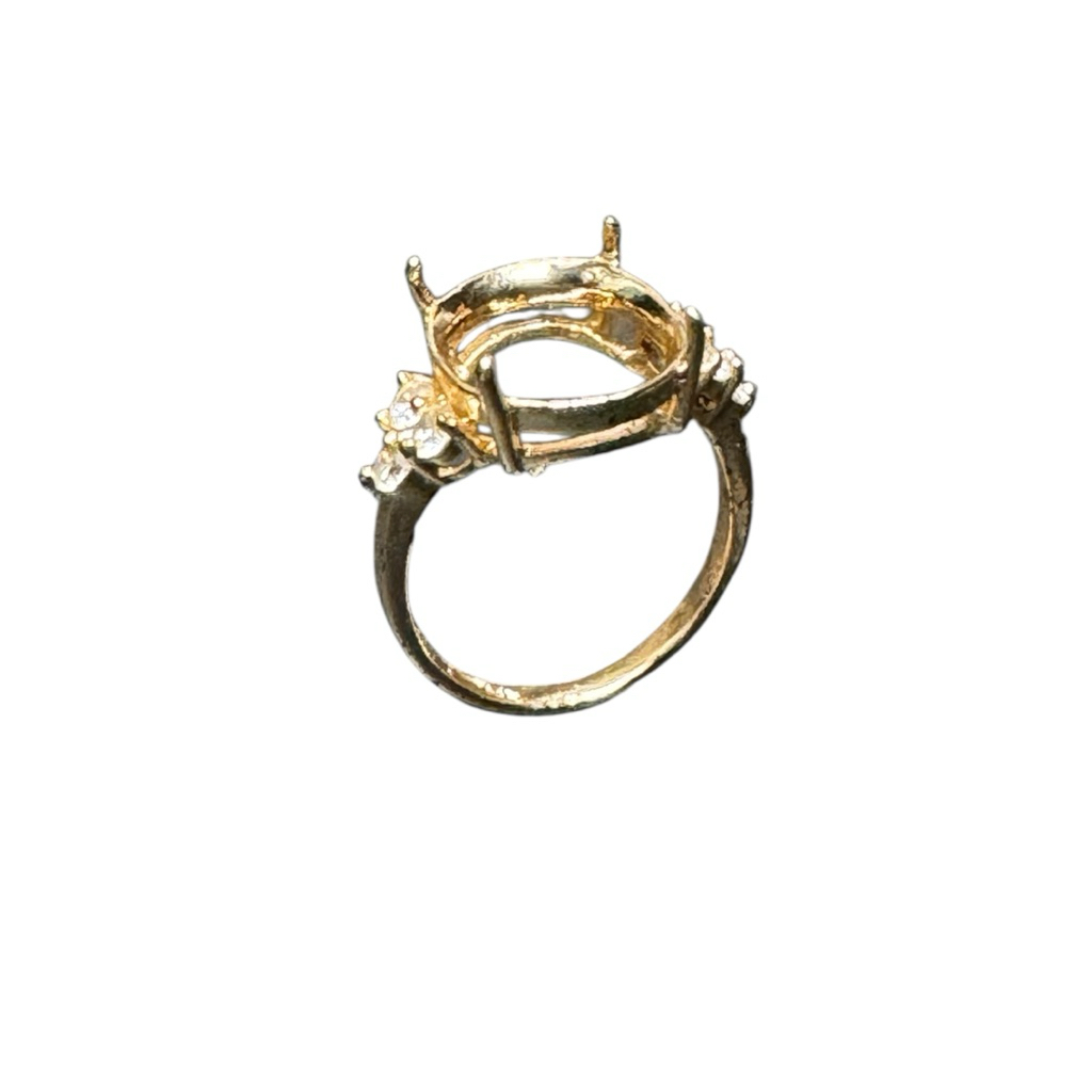 Ring cincin batu akik dan permata emban cangkang wanita | RGT18