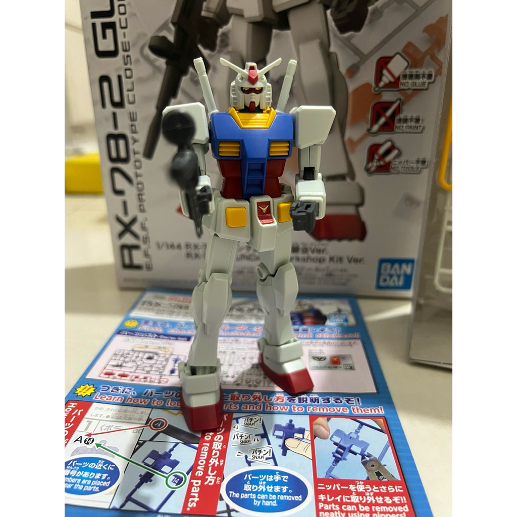 Gundam RX 78 Gundam Workshop Kit Ver sudah rakit BANDAI