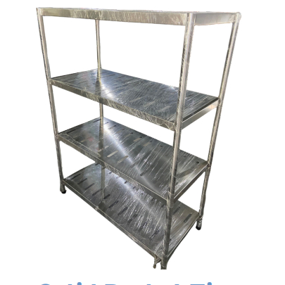 Rak MBG 4 Susun Stainless | Rak Peniris Ompreng 4 Susun Stainless | Rak Serbaguna 4 Susun Stainless 