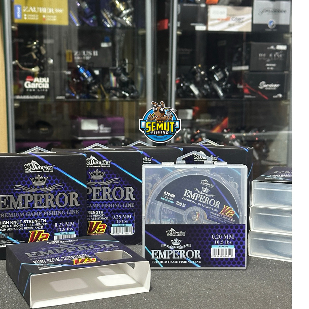 SENAR PANCING DURAFLEX EMPEROR PREMIUM GRADE 150M WARNA CLEAR OB