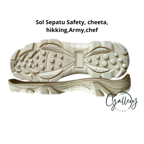 Outsole Sepatu Safety King Anti Slip Rubber Sol Sepatu Boot Safety King Cheetah Anti Slip
