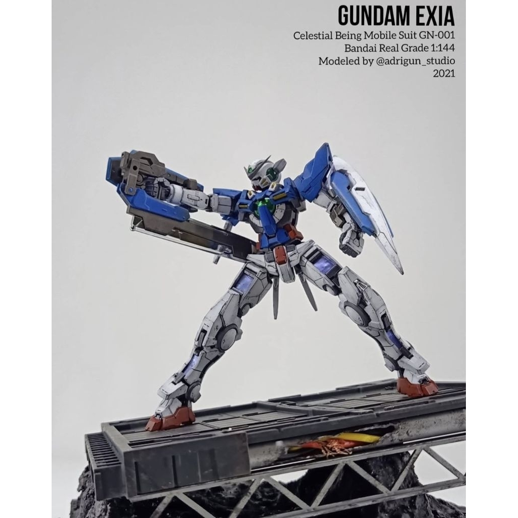 RG GUNDAM EXIA DIORAMA