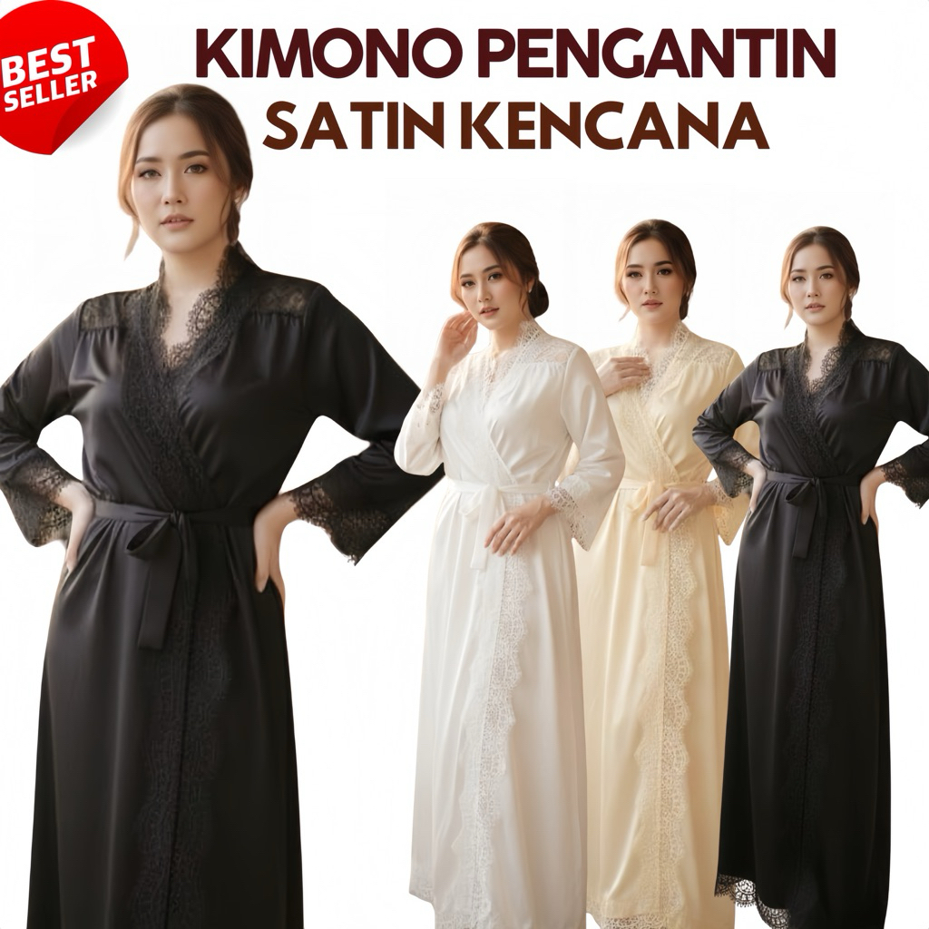OUTER KENCANA SATIN OUTER KONDANGAN OUTER KIMONO PREMIUM