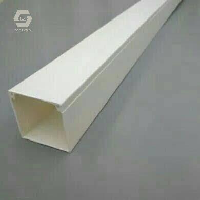 Kabel Cable Duct 40x40 Putih Polos PVC 2.9m | Wiring Duct Trunking