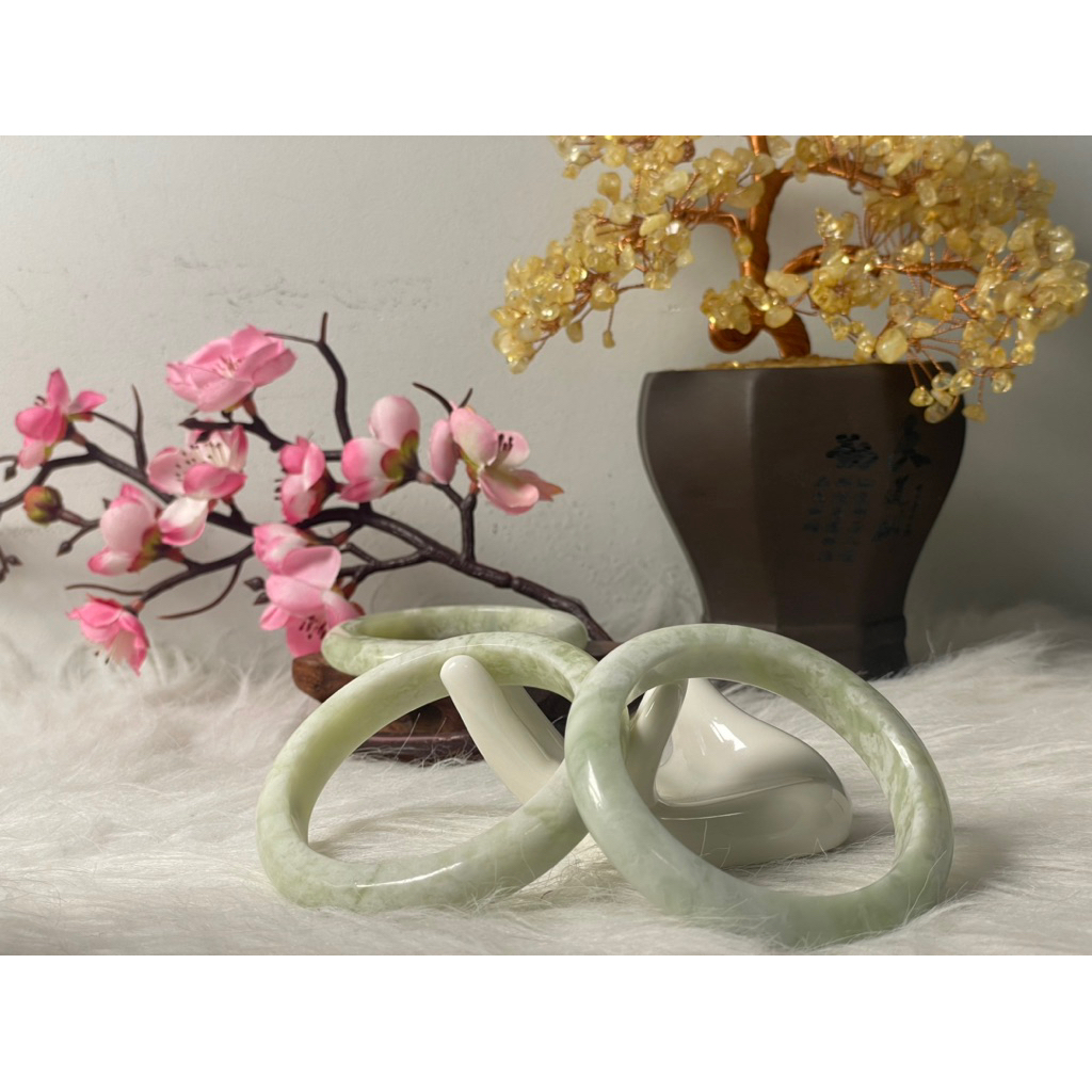 [wienda jastip china]gelang bangle giok original grade A+"XIUYAN"terbuat dari batu giok alam asli be