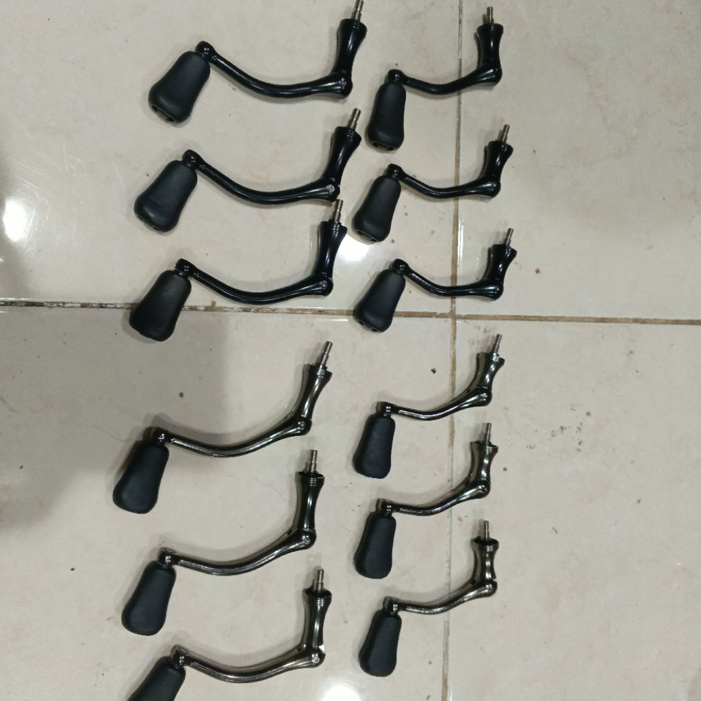 HANDLE REEL PANCING POWER HANDLE CNC KNOP RUBBER BULAT UKURAN 1000 SAMPAI 6000 UNIVERSAL