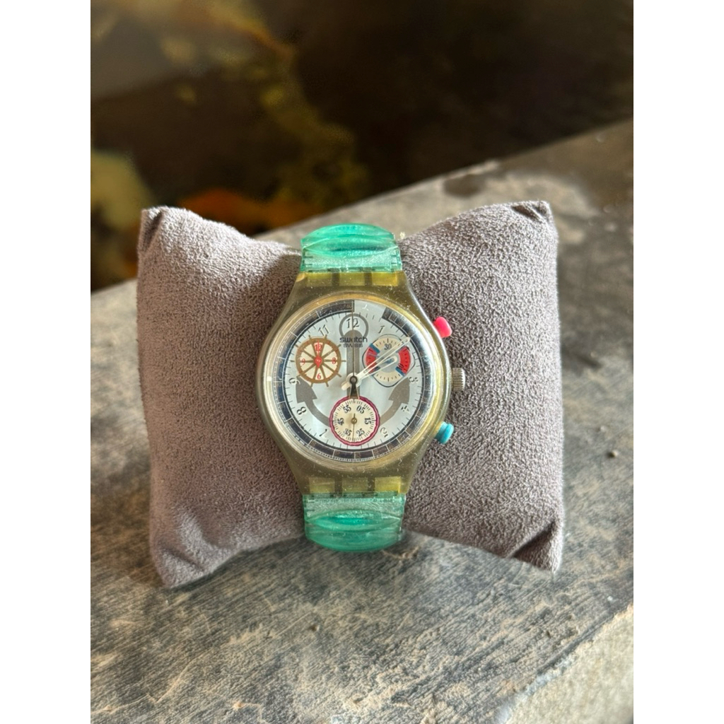 Swatch Chronograph Jam Tangan Bekas Original