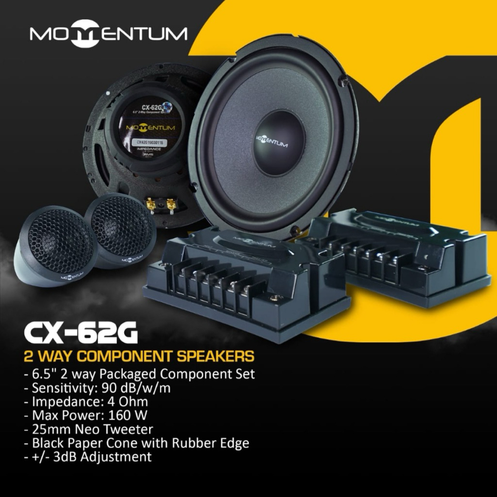 SPLIT MOMENTUM CX-62G SPEAKER SPLIT MOMENTUM ORIGINAL MOMENTUM CX 62G SPEAKER SPLIT COMPONENT TWO WA
