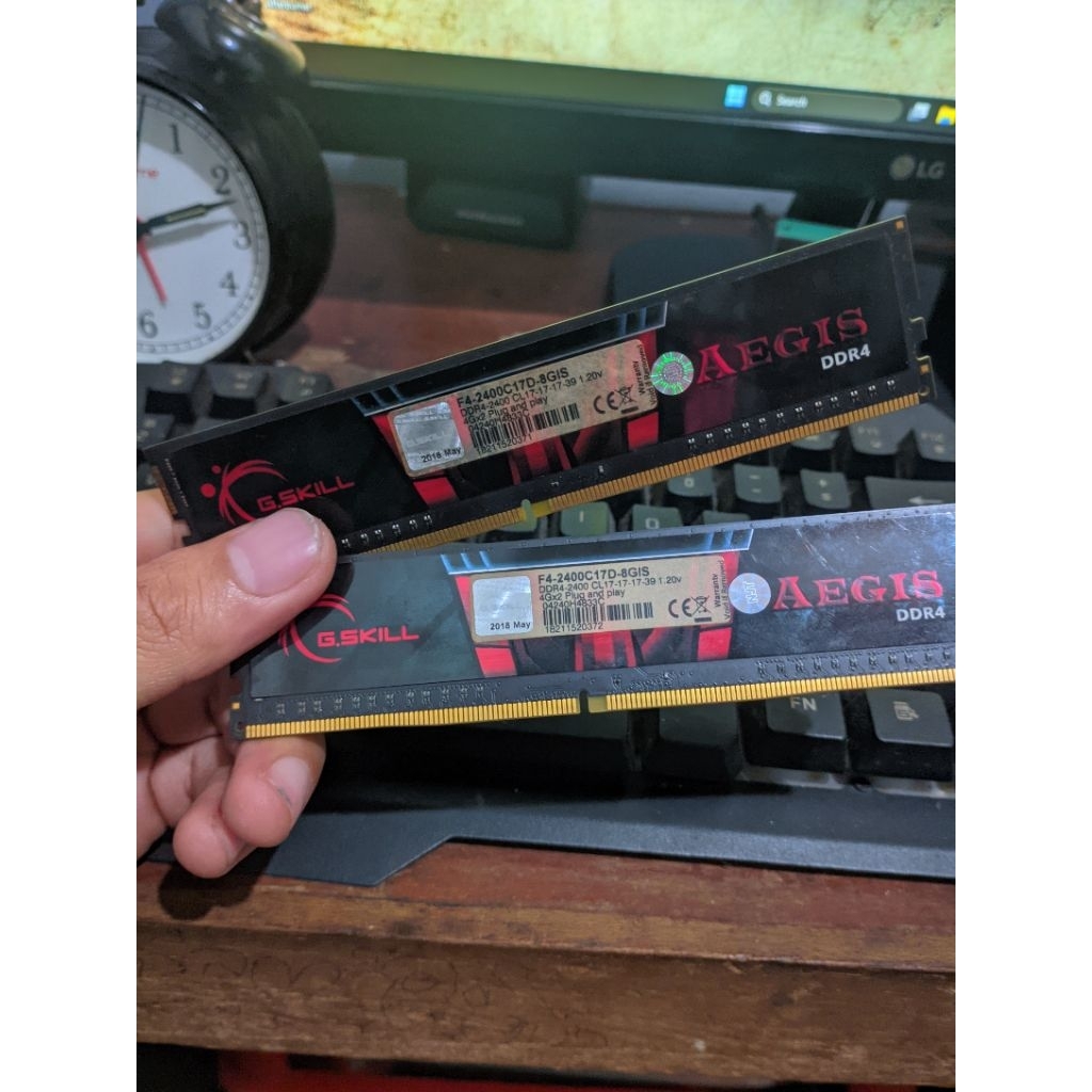 ram ddr4 4x2gb