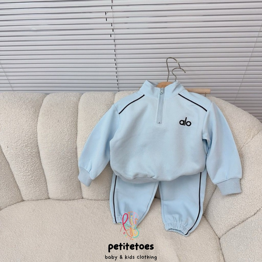 Aloha Blue Sweater Set/ Sweater Set Anak Laki Laki/ Setelan Keren Anak Laki Laki/ Baju Dingin Anak L