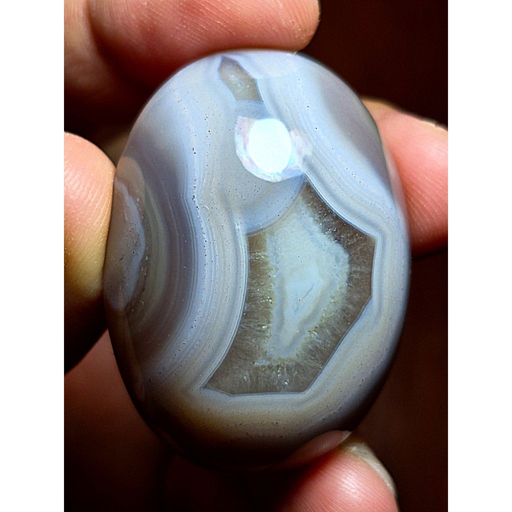 Natural batu akik sulaiman motif