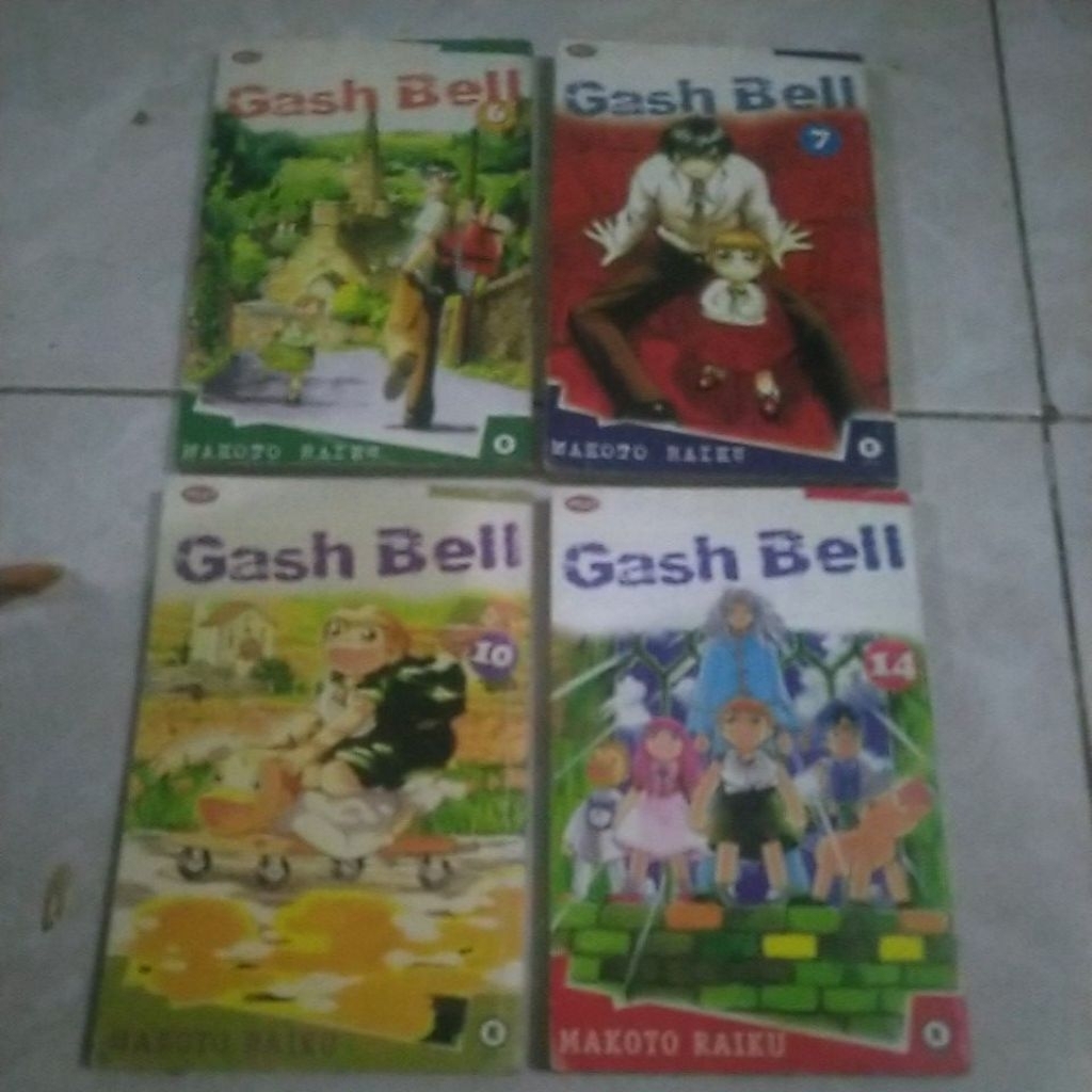 Komik Gash Bell Makoto Raiku