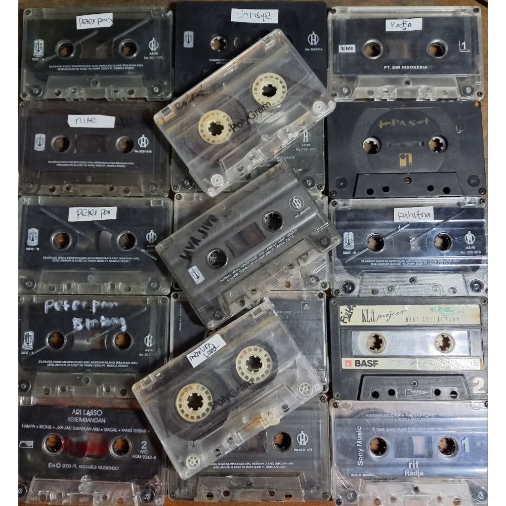 KASET PITA ORIGINAL TANPA COVER // INDONESIA