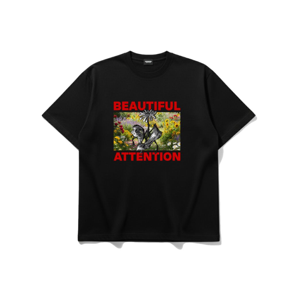 T-shirt FORETHINKS "Beautiful Attention" Black Series