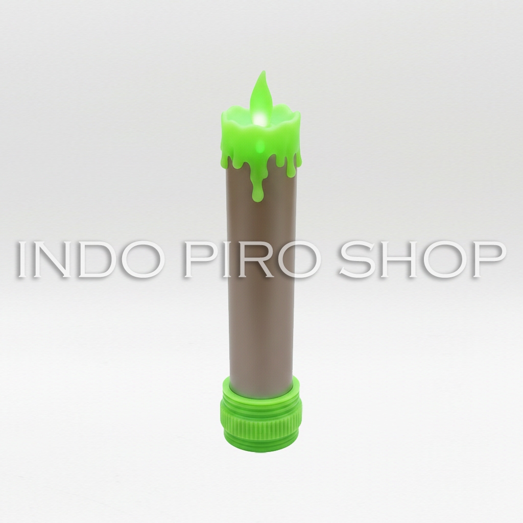 Lampu Lilin Jumbo LED Electrik Pesta Warna HIJAU